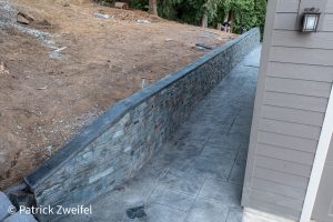 vertical concrete walls