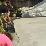 decorative stamped concrete process