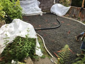 decorative stamped concrete process