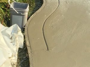 decorative stamped concrete process