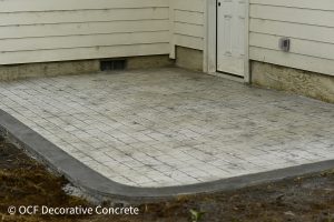 OCF stamped patios