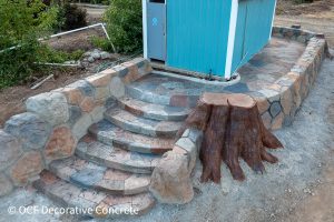 decorative concrete on the oregon coast 