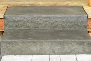 house stamped concrete walkways
