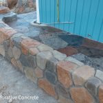 decorative stamped cobblestone concrete
