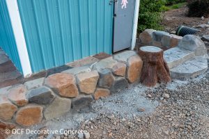 decorative concrete on the Oregon Coast