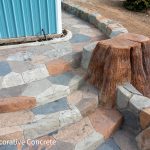 decorative concrete on the Oregon Coast