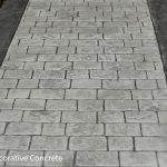 cobblestone stamped concrete