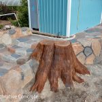 decorative cobblestone stamped concrete