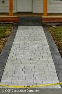 decorative concrete on the Oregon Coast