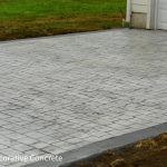cobblestone stamped concrete