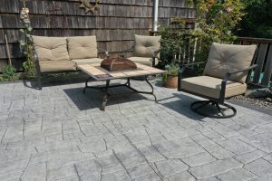 stamped decorative concrete outdoor flooring