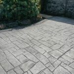 stamped decorative concrete outdoor flooring