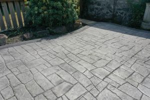 stamped decorative concrete outdoor flooring