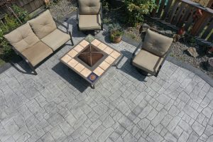 stamped decorative concrete patios