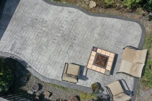 OCF stamped concrete patios