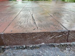 decorative concrete wood planks