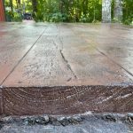 decorative concrete wood planks