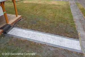 OCF decorative concrete walkways