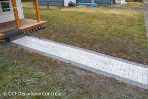 cobblestone walkway