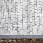 cobblestone stamped concrete