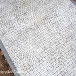 cobblestone stamped concrete