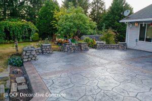 OCF decorative concrete patios