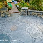 outdoor concrete seating