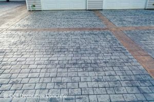 stamped concrete cobblestone