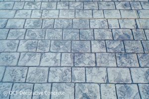 stamped concrete cobblestone