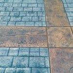 stamped concrete cobblestone with borders