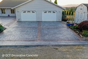 OCF stamped decorative concrete