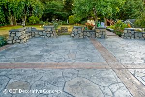stamped concrete flooring