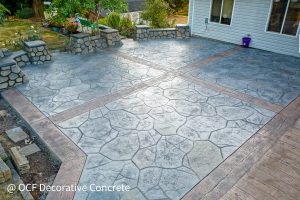 stamped concrete flooring