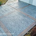 OCF stamped concrete patio