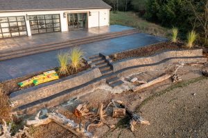 stamped decorative concrete walls