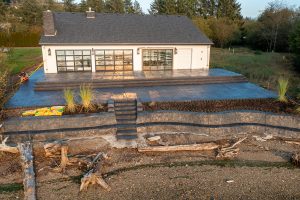 stamped decorative concrete walls