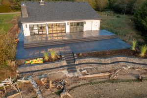 outdoor concrete walls