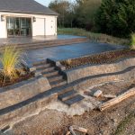 stamped concrete outdoor walls