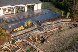 OCF stamped concrete walls