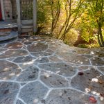 flagstone stamped concrete