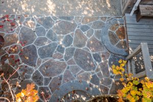 flagstone concrete stamping