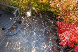 grouted flagstone concrete stamping