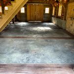 decorative concrete floor borders