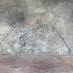 decorative concrete floor borders