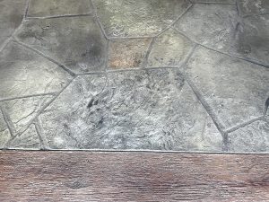 decorative concrete floor borders