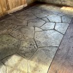stamped concrete barn floors
