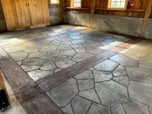 stamped concrete