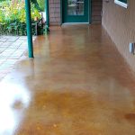 Acid Stain Patio