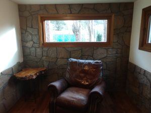 stamped concrete on house walls