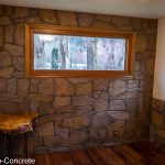 stamped concrete on home walls